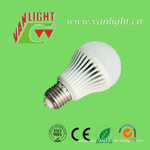 E27/B22 5W Plastic Cover Aluminum LED Lamp Bulb